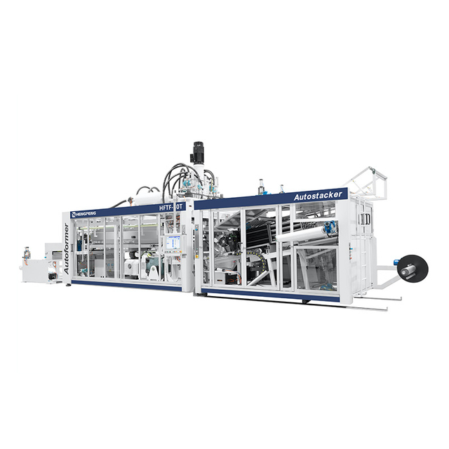 Machine de fabrication de gobelets de qualit&eacute; alimentaire HFTF 80T (enti&egrave;rement automatique)